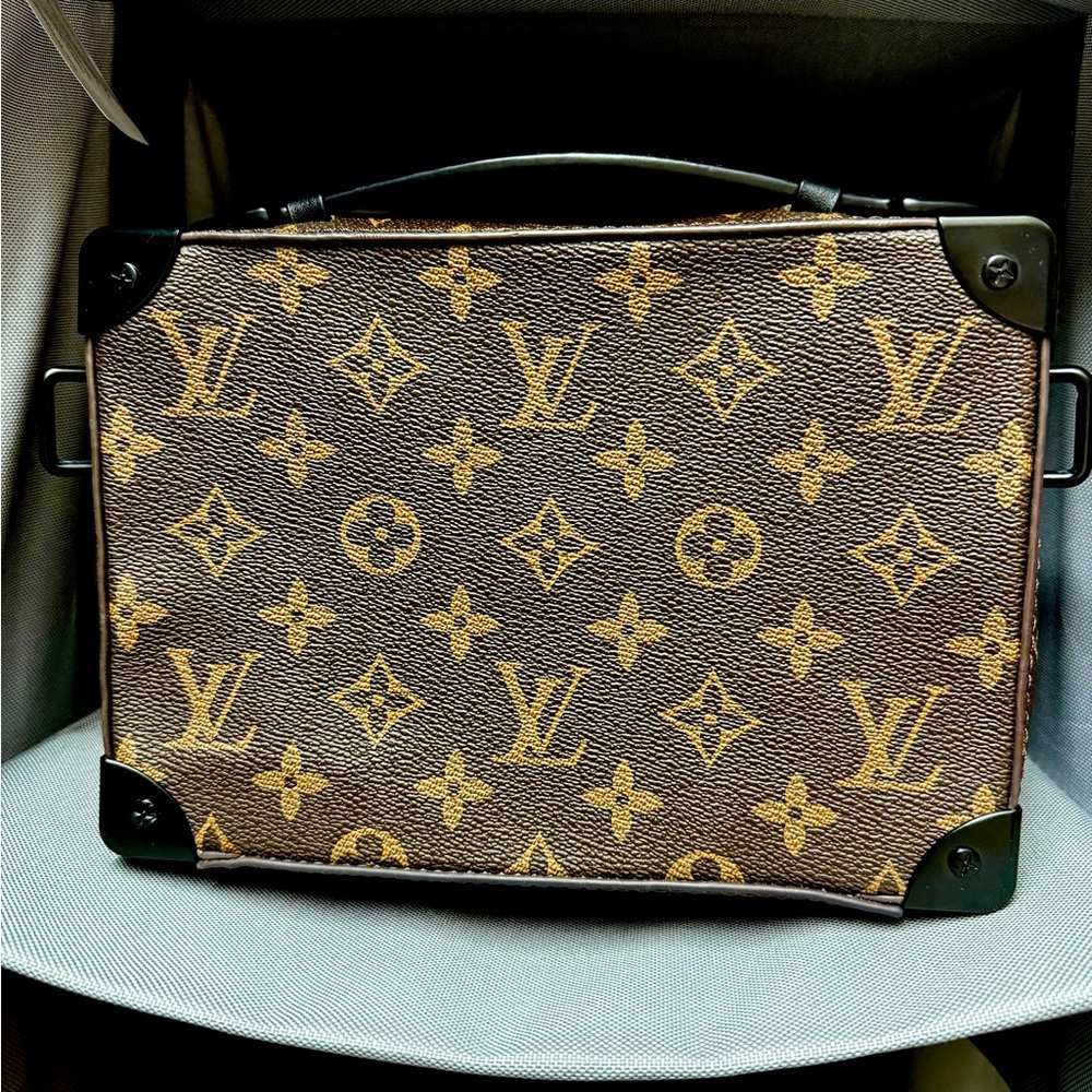 LV Brown Handle Soft Trunk